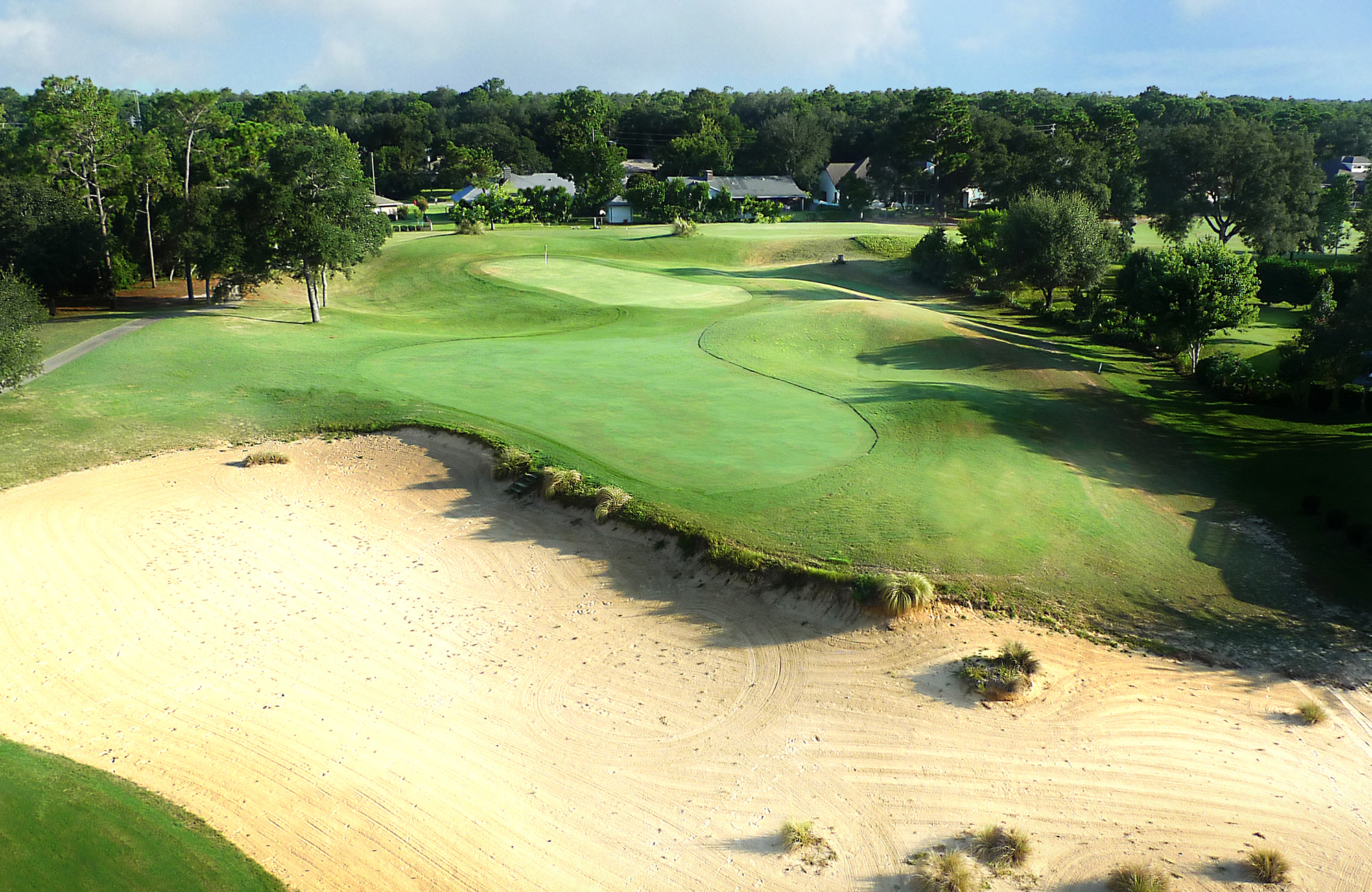 golf course aerial view